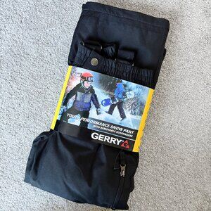New Gerry Boys' Performance Snow Pants with Removable Suspenders Size 7/8